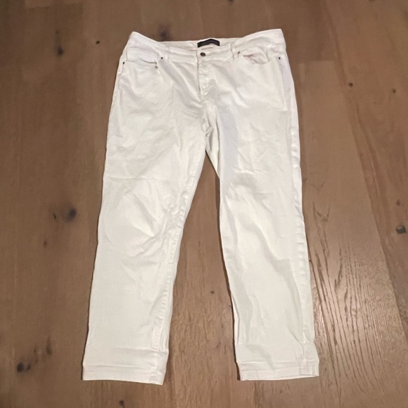 Tommy Hilfiger Denim - Tommy Hilfiger sz16 womens Amherst Skinny white denim jeans measurements in pics